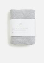 Babes and Kids Linen - Melange fitted cot sheet - grey