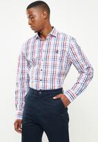 Pringle of Scotland - Msls0119 long sleeve tailored shirt - multi 