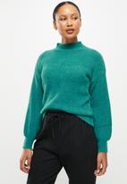 dailyfriday - Funnel neck sweater - jade green