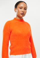 dailyfriday - Funnel neck sweater - orange