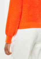 dailyfriday - Funnel neck sweater - orange