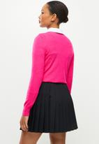 dailyfriday - Slim fit crew neck knit - pink