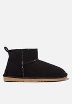 Cotton On - Body super cropped home boot - black