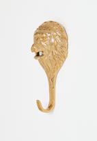 H&S - Lion Animal Hook - Gold