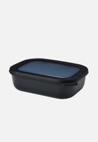 Mepal - Cirqula multi bowl rectangular 1000ml - nordic black 