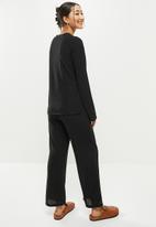 dailyfriday - Knitwear sweater & pants set - black