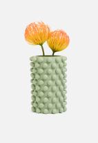 Sixth Floor - Dot tall vase - green
