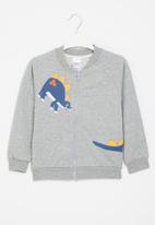 POP CANDY - Dino zip through jacket - grey