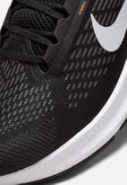 Nike - Nike air zoom structure 24 - black/pure platinum-anthracite-kumquat