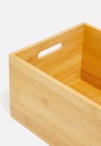 Sixth Floor - Bamboo storage box - natural