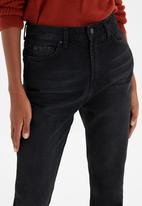 Trendyol - High waist mom jeans - anthracite