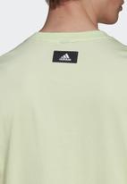 adidas Performance - Future Icons 3 Bar Short Sleeve T-Shirt - almost lime