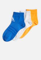 adidas Originals - Kids ankle 3p - team royal blue/orange/white