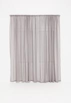 Sixth Floor - Taped striped frosted voile - light grey