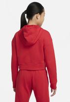 Nike - G nsw air ft crop hoodie - red