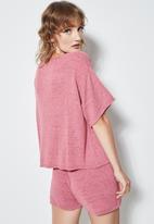 Superbalist - Knit T-shirt - pink