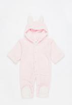 POP CANDY - Baby hooded babygrow - pink