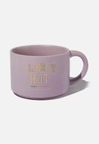 Typo - Big hit mug - i like it hot - pink 