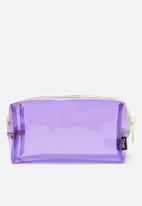 Typo - Kaylah clear pencil case - purple
