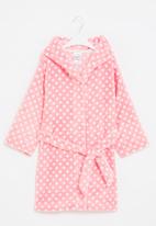 POP CANDY - Girls polka dot gown - pink & white