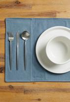 Sixth Floor - Masiari doubled lined placemat set of 2- denim