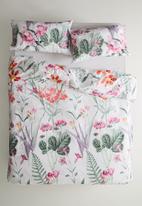 Sixth Floor - Fleur botanique printed cotton duvet set - multi