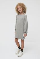 Trendyol - Girls long sleeve dress - gray