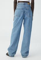 Cotton On - Loose straight jean - offshore blue rip