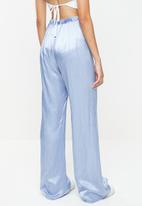 Cotton On - Crinkle pant - soft blue