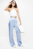 Cotton On - Crinkle pant - soft blue