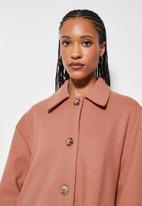 Superbalist - Collared coat - baked coral