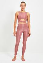 Trendyol - Cut out detailed sports bra - rose