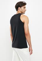 Superbalist - 2 Pack core single jersey vests - black
