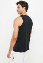 Superbalist - 2 Pack core vests cotton slub - black 