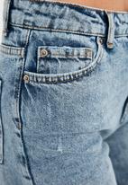 Trendyol - high waist bootcut jeans - blue