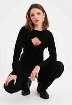 Trendyol - Petit knitwear sweater - black