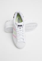 adidas Originals - Superstar j - ftwr white/almost lime/true pink