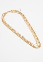 Superbalist - Alison layered necklace - gold