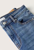 MANGO - Jeans slimtb - open blue