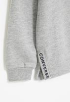 Converse - Cnvb side slit wordmark crew - grey 