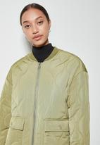 Superbalist - Quilted puffer - new olive