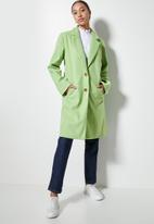 Superbalist - Midi blazer coat - new green