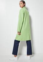 Superbalist - Midi blazer coat - new green