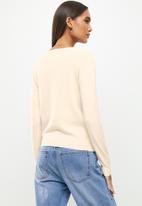 dailyfriday - V-neck sweater - ecru