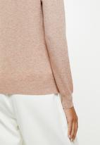 dailyfriday - V-neck sweater - tan