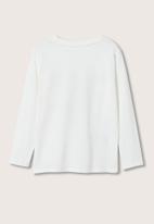 MANGO - T-shirt bestial - white