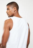 Superbalist - 2 pack core single jersey vests - white