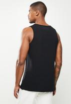 Superbalist - 2 pack core single jersey vests - black