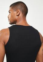 Superbalist - 2 pack rib vests - black