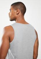 Superbalist - 2  pack core vests cotton slub - navy & grey